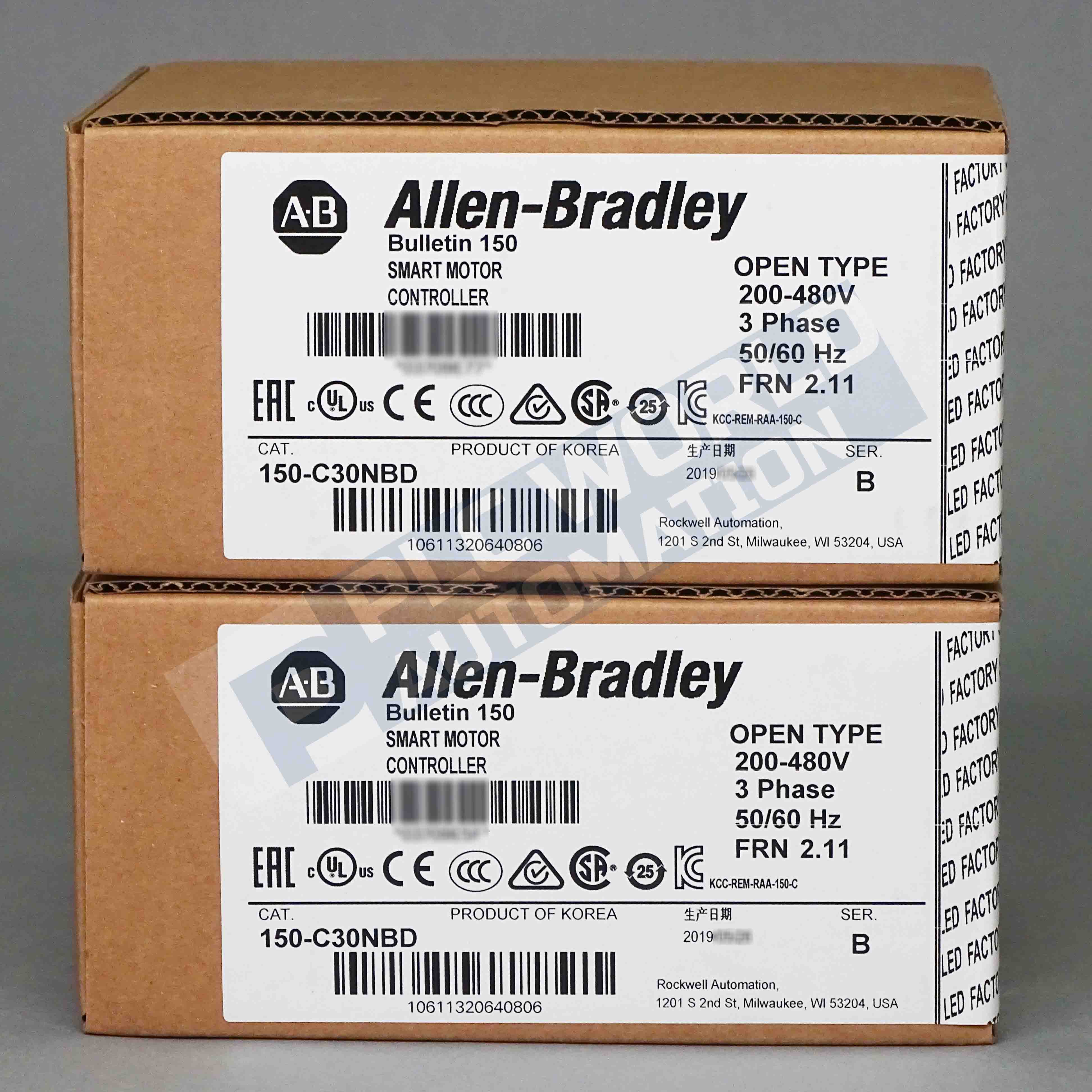 2020 New Sealed Allen Bradley 150-C30NBD /B Smart Motor Controller Late